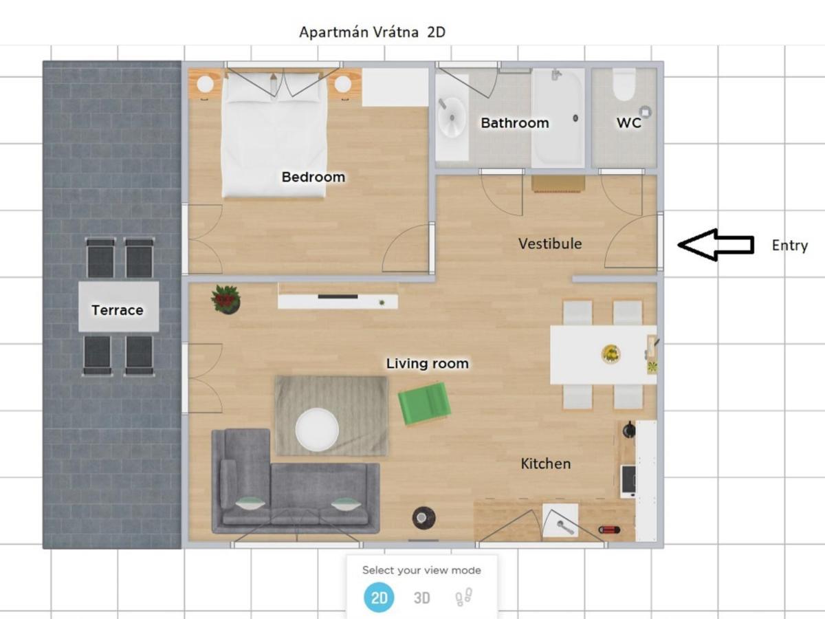 Apartmán Vrátna Terchová Exterior foto